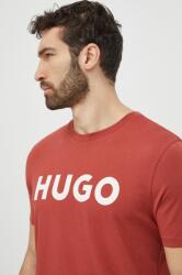 Hugo tricou din bumbac barbati, culoarea rosu, cu imprimeu, 50467556 PPYY-TSM27E_92X (50467556)