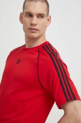 adidas Originals tricou din bumbac bărbați, culoarea roșu, cu imprimeu IR9449 PPYH-TSM0T8_33X