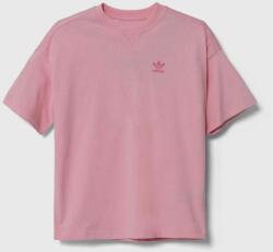 Adidas tricou de bumbac pentru copii culoarea roz PPYH-TSG05U_30X