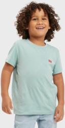 Levi's tricou de bumbac pentru copii culoarea turcoaz, neted PPYH-TSB0GM_65X