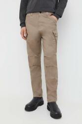 G-Star RAW pantaloni barbati, culoarea bej, cu fason cargo PPYH-SPM02N_08X