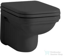 SAPHO KERASAN WALDORF Fali WC, 37x33, 5x55cm, matt fekete (411531) (411531) - furdoszoba-szaniter