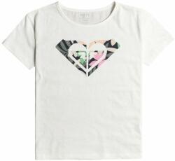 Roxy tricou de bumbac pentru copii DAY AND NIGHT culoarea alb PPYH-TSG0IJ_00X