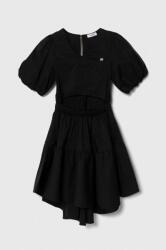 Pinko Up rochie fete culoarea negru, mini, evazati PPYH-SUG0G5_99X