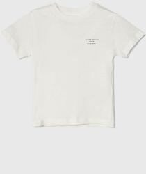 Zippy tricou de bumbac pentru copii culoarea alb, neted PPYH-TSK05G_00X