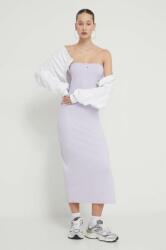 Tommy Hilfiger rochie culoarea violet, mini, mulată DW0DW17925 PPYH-SUD20A_04X