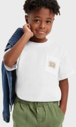 Levi's tricou copii culoarea alb, cu imprimeu PPYH-TSB0GS_00X