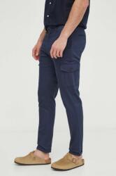 Les Deux pantaloni barbati, culoarea albastru marin, mulata PPYH-SPM081_59X