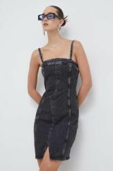 Karl Lagerfeld Jeans rochie culoarea gri, mini, mulata PPYH-SUD0HY_90J
