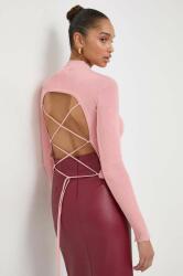 GUESS pulover de bumbac culoarea roz, light 9BYX-SWD1KL_39X