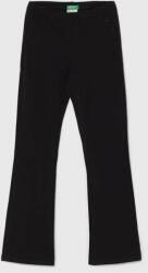 Benetton pantaloni copii culoarea negru, neted PPYH-LGG01W_99X