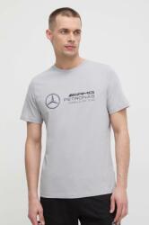 PUMA tricou din bumbac bărbați, culoarea gri, cu imprimeu 623762 PPYH-TSM1KL_09X