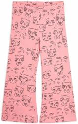 Mini Rodini pantaloni copii Cathlethes culoarea roz, cu model PPYH-SPG01F_30X