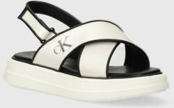 Calvin Klein Jeans sandale copii culoarea alb PPYH-OBG063_00X