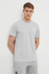 Adidas tricou din bumbac bărbați, culoarea gri, cu imprimeu IS1827 PPYH-TSM0DS_90X