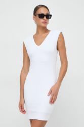 GUESS rochie culoarea alb, mini, drept PPYH-SUD1LN_00X