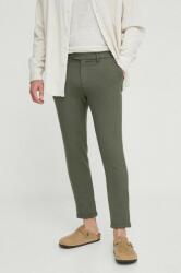 Les Deux pantaloni barbati, culoarea verde, drept PPYH-SPM07W_79X