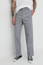 HUGO BOSS pantaloni barbati, culoarea gri, drept PPYH-SPM008_90X