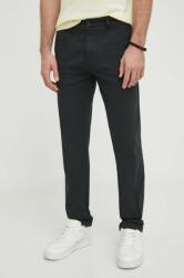 Pepe Jeans pantaloni barbati, culoarea negru, mulata PPYH-SPM07G_99X