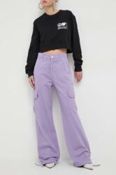 Moschino Jeans jeansi femei, culoarea violet PPYH-SPD0GE_45X