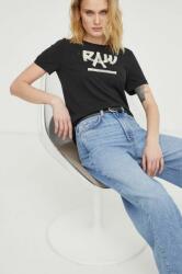 G-Star Raw tricou din bumbac femei, culoarea negru PPYH-TSD1H4_99X