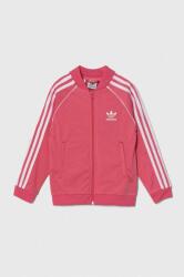 Adidas bluza copii culoarea roz, cu imprimeu PPYH-BLG040_30X