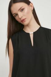 Calvin Klein bluză femei, culoarea negru, uni K20K207063 PPYH-BDD0B2_99X