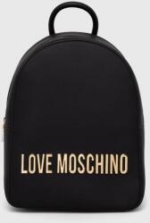 Moschino rucsac femei, culoarea negru, mic, cu imprimeu PPYH-PKD01Z_99X