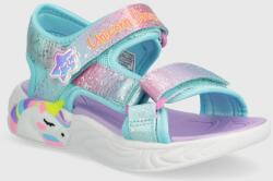 Skechers sandale copii UNICORN DREAMS SANDAL MAJESTIC BLISS culoarea turcoaz PPYH-OBG118_56X