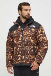 The North Face geacă de puf Lhotse Jacket bărbați, culoarea maro, de iarnă, oversized NF0A3Y23OS31 9BYX-KUM0F5_88X