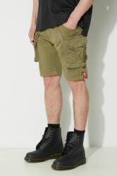 Alpha Industries pantaloni scurți bărbați, culoarea verde PPYX-SZM0T9_91X