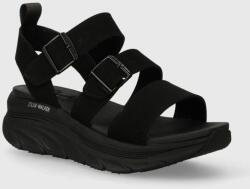 Skechers sandale RELAXED FIT femei, culoarea negru, cu platforma PPYX-OBD3O9_99X