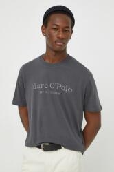 Marc O'Polo tricou din bumbac 2-pack barbati, culoarea gri, cu imprimeu PPYH-TSM16A_90A