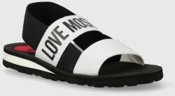 Love Moschino sandale femei, culoarea alb, JA16033G0IJN410A PPYH-OBD45Y_00X