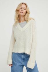 American Vintage pulover de lana femei, culoarea bej PPYH-SWD0GU_01X