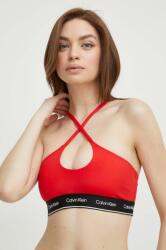 Calvin Klein sutien de baie culoarea roșu, cupa moale KW0KW02426 PPYH-BID1AI_33X Costum de baie dama