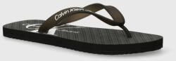 Calvin Klein Jeans slapi BEACH SANDAL GLOSSY barbati, culoarea negru, YM0YM00952 PPYH-KLM04C_99X