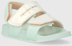 Calvin Klein Jeans sandale copii culoarea turcoaz PPYH-OBG05O_66X
