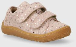 Froddo pantofi din piele intoarsa pentru copii culoarea roz PPYH-OBG18A_30X