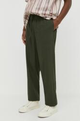 Les Deux pantaloni din in culoarea verde, drept PPYH-SPM083_78X