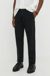 Marc O'Polo pantaloni din amestec de in culoarea negru, drept PPYH-SPM0EC_99X