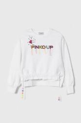 Pinko Up bluza copii culoarea alb, cu imprimeu PPYH-BLG06I_00X