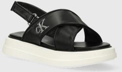Calvin Klein Jeans sandale copii culoarea negru PPYH-OBG062_99X