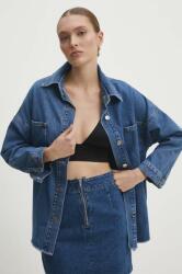Answear Lab geaca jeans femei, de tranzitie, oversize BBYH-KUD04P_55X