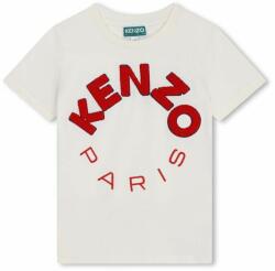 KENZO tricou de bumbac pentru copii culoarea bej, cu imprimeu PPYH-TSK01D_01X