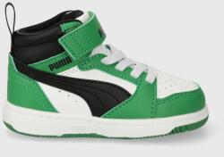 PUMA sneakers pentru copii Rebound V6 Mid AC+ In culoarea verde PPYH-OBK0DA_77X