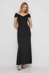 Ralph Lauren Lauren Ralph rochie culoarea negru, maxi, drept 253925920 PPYH-SUD060_99X