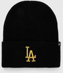 47 brand 47brand caciula MLB Los Angeles Dodgers culoarea negru, din tricot gros 99KK-CAU1YC_99X (B.HYMKM12ACE.BK)