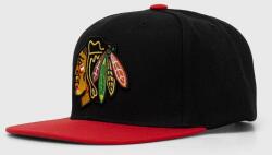 Mitchell&Ness sapca NHL CHICAGO BLACKHAWKS culoarea negru, cu imprimeu PPYH-CAU0I6_99X