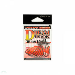 DEC Decoy Worm15 Dream Hook #1 Ns Black 9pcs/bag (jde41501) - etetoanyag